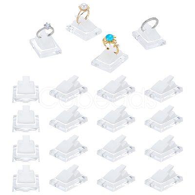 Plastic Single Ring Display Stands RDIS-WH0030-03A-1