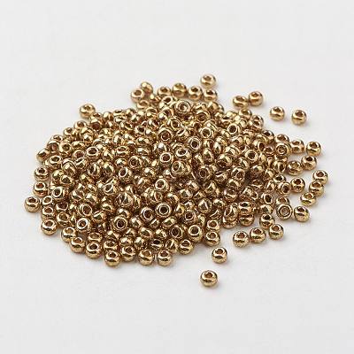 FGB 8/0 Grade A Round Glass Seed Beads SEED-N002-C-0570-1