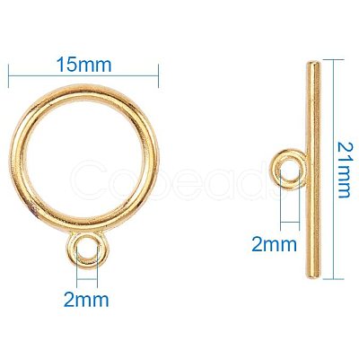 Tibetan Style Toggle Clasps TIBE-PH0001-01G-NR-1