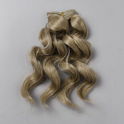 High Temperature Fiber Doll Hairs DIY-WH0622-451F-1