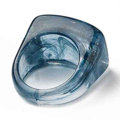 Resin Finger Rings RJEW-Z007-01C-1