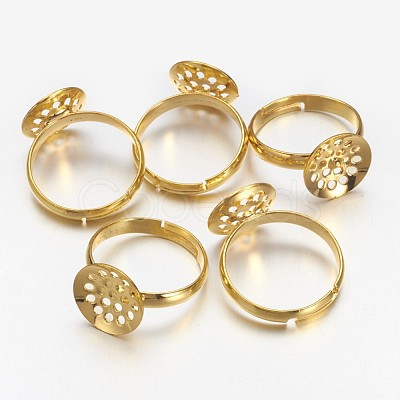 Brass Ring Components KK-G121-G-NF-1
