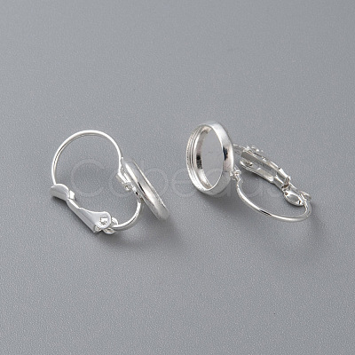 304 Stainless Steel Leverback Earring Settings LS-STAS-F191-03S-14mm-1