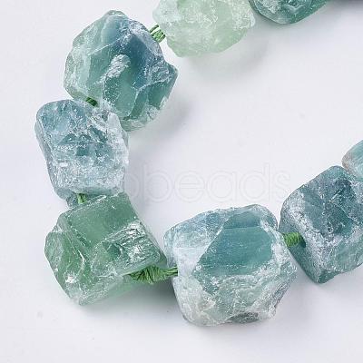 Natural Fluorite Beads Strands G-R421-12-1