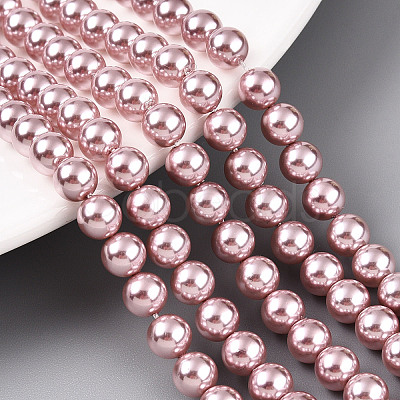 Glass Pearl Beads Strands HY-G002-01C-14-1