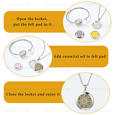 1Pc Stainless Steel Open Cuff Bangles & 1Pc Stainless Steel Pendant Neclace AJEW-SC0004-06B-1