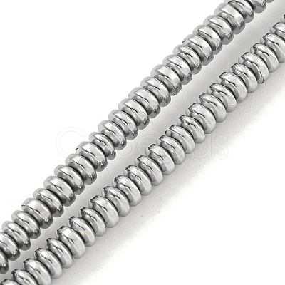 Electroplated Synthetic Non-Magnetic Hematite Beads Strands G-I360-C03-05-1