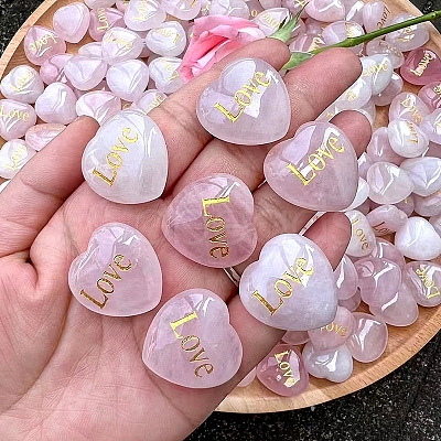 Natural Rose Quartz Healing Stones PW-WG17775-01-1