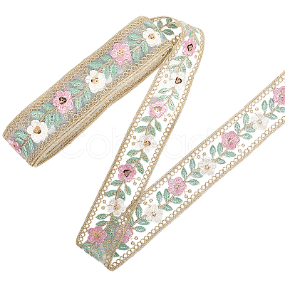 Ethnic Polyester Ribbon OCOR-WH20005-40A-01-1