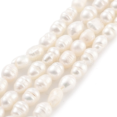 Natural Cultured Freshwater Pearl Beads Strands PEAR-P062-03A-1