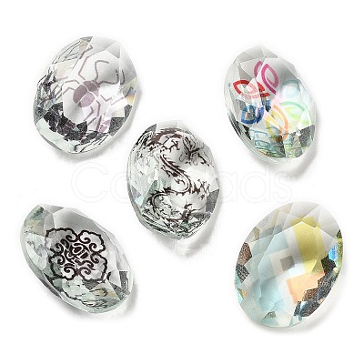 Pointed Back Glass Rhinestone Cabochons GLAA-B012-43A-1