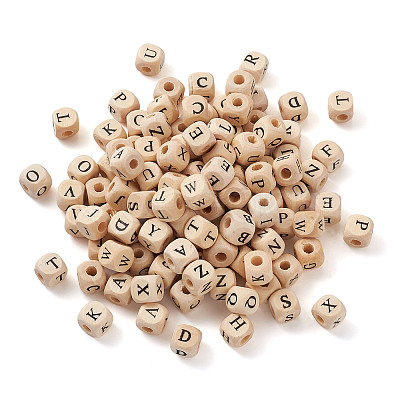 ddPrinted Natural Wood Beads WOOD-KS0001-12-1