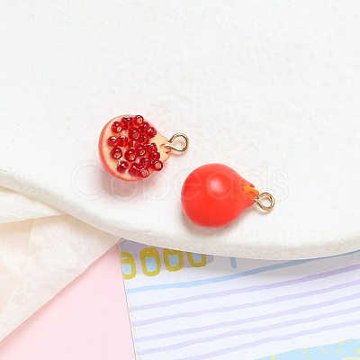 Opaque Resin Pendants INS-PW0001-08D-01-1