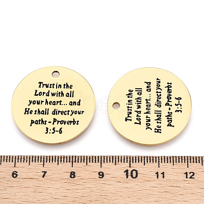 201 Stainless Steel Pendants LS-STAS-T064-37G-23-1