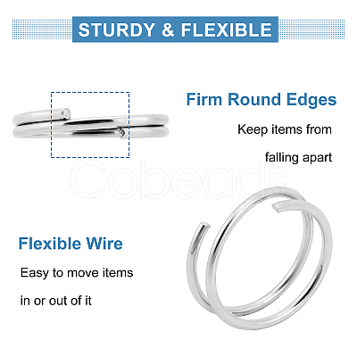 Stainless Steel Split Rings STAS-PH0002B-05P-1