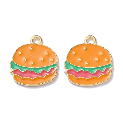 Alloy Enamel Pendants ENAM-O001-11V-G-1
