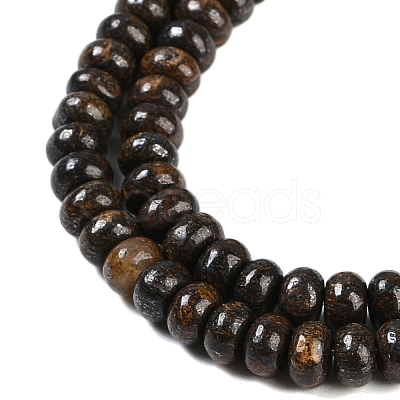 Natural Bronzite Beads Strands G-G084-C13-02-1