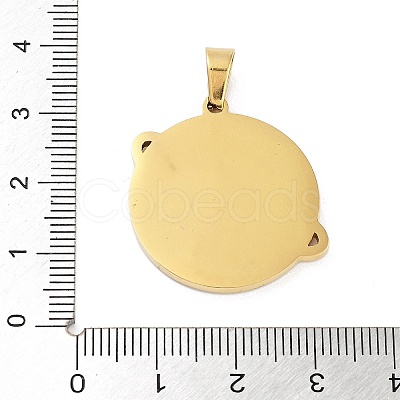 304 Stainless Steel Charms STAS-M341-02G-04-1