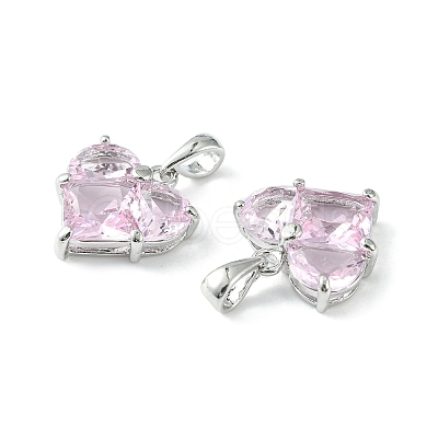 Brass Micro Pave Cubic Zirconia Charms LS-KK-L208-03P-04-1