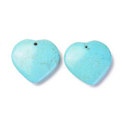 Synthetic Turquoise Pendants TURQ-L031-021-1