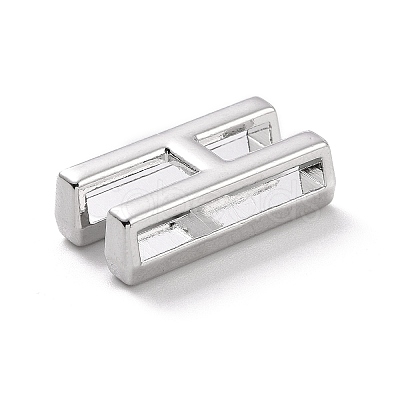 Alloy Letter Slide Charms FIND-A023-17H-1