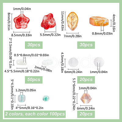 Mixed Styles Electroplate Glass Beads EGLA-SC0001-34-1