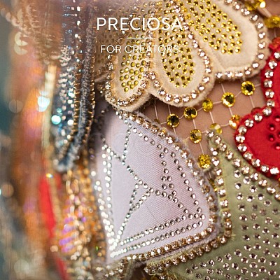 Preciosa® MAXIMA Crystal No Hotfix Flatback Stones Y-PRC-NSS12-00030-219-1