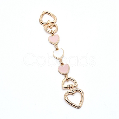 Light Gold Zinc Alloy Hanger Clasps FIND-WH0066-36D-1