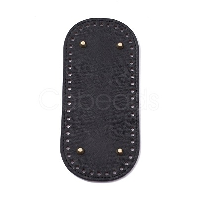 Imitation Leather Knitting Crochet Bags Bottom FIND-WH0049-93B-1