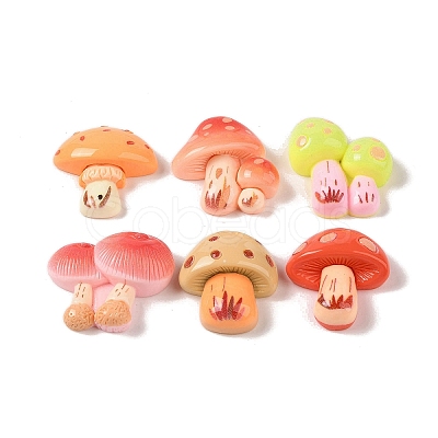 Opaque Resin Decoden Cabochons RESI-S391-11-1