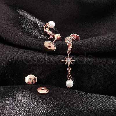 2Pairs Sterling Silver Ear Nuts STER-CN0001-07A-1