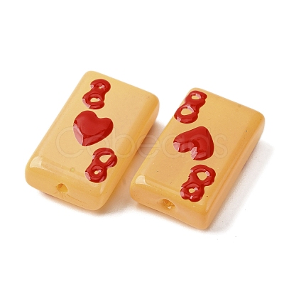Baking Paint Glass Enamel Beads LAMP-Q045-07C-1
