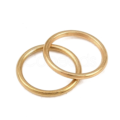 Ion Plating(IP) 304 Stainless Steel Closed Jump Rings STAS-G393-06G-17-1