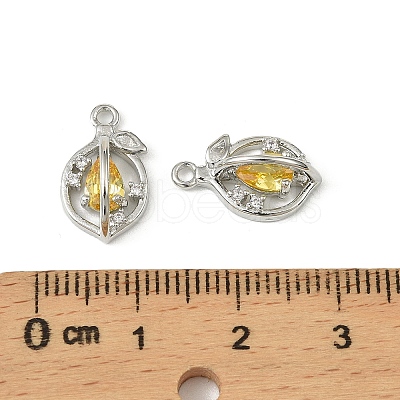 Brass Micro Pave Cubic Zirconia Pendants LS-KK-C107-05P-1