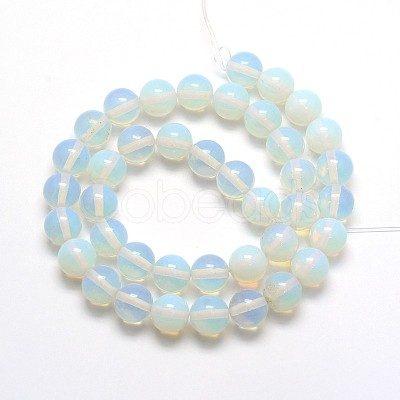 Opal Round Beads Strands X-G-O047-08-8mm-1