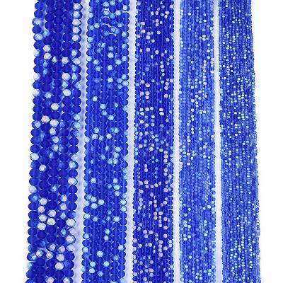 Transparent Glass Beads Strands EGLA-A044-T2mm-MB31-1