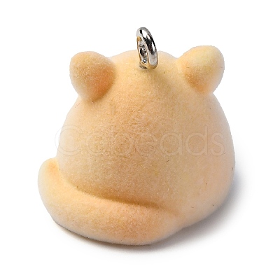 Flocky Animal Resin Pendants FIND-S001-05H-1