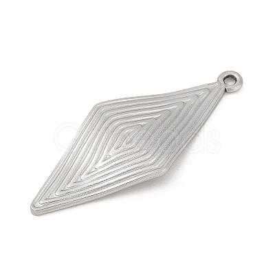 304 Stainless Steel Pendants STAS-D366-02B-P-1