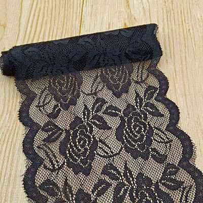 Polyamide Yarns Lace Ribbons DIY-WH0678-114B-1
