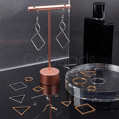 Geometric Charm Drop Earring DIY Making Kit DIY-UN0003-01-1