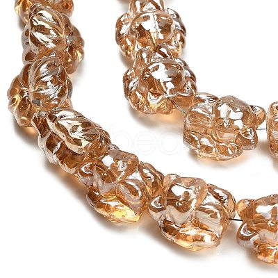 Electroplate Glass Bead Strands EGLA-H110-01PL-02-1