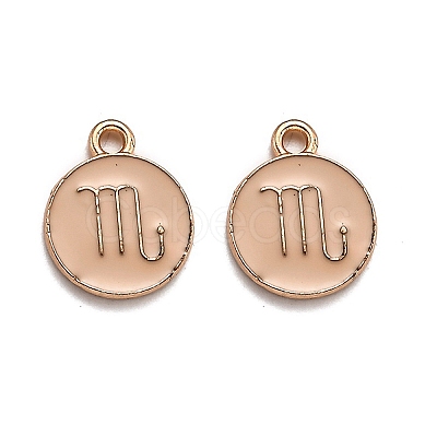 Alloy Enamel Pendants ENAM-S124-01A-10L-1