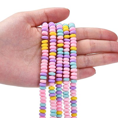 Handmade Polymer Clay Beads Strands CLAY-N008-008M-1