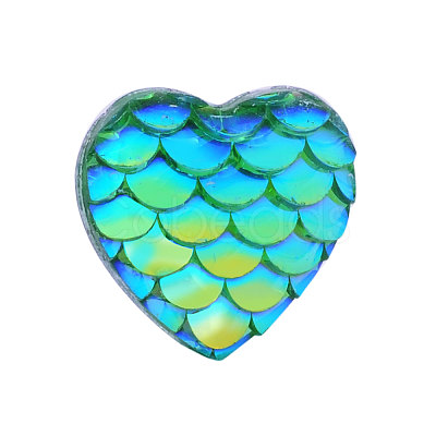 Resin Cabochons CRES-Q191-HA028-6-1