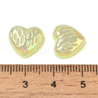 UV Plating Acrylic Cabochons OACR-H121-02B-1