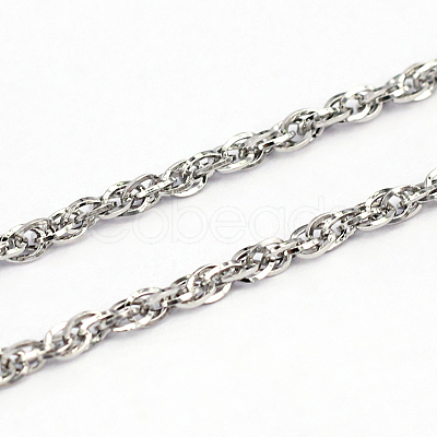 Tarnish Resistant 304 Stainless Steel Singapore Chains CHS-O005-38B-1