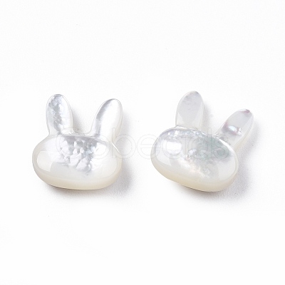 Natural White Shell Mother of Pearl Shell Beads SSHEL-N032-46-1
