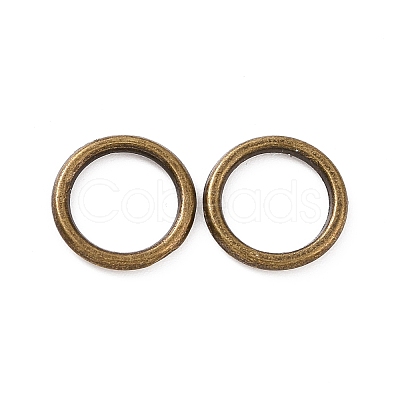 Alloy Soldered Closed Jump Rings KK-WH0052-05C-AB-1