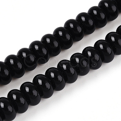 Opaque Solid Color Glass Beads Strands GLAA-ZX008-4mm-18F-1