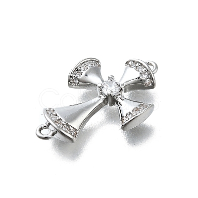 Brass Micro Pave Cubic Zirconia Pendants KK-K400-40P-1